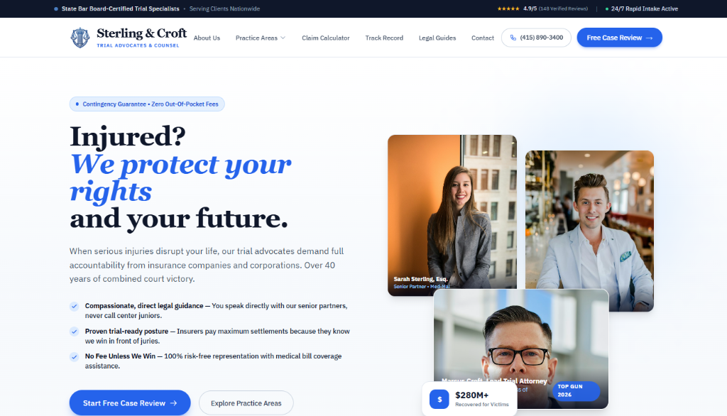 Sterling & Croft — Právní kancelář & Obhájci